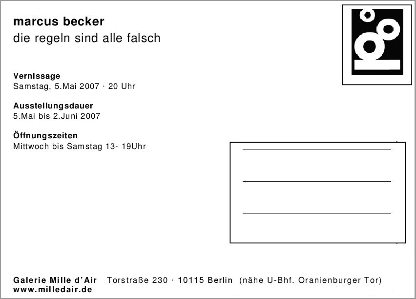 Die Regeln sind alle falsch